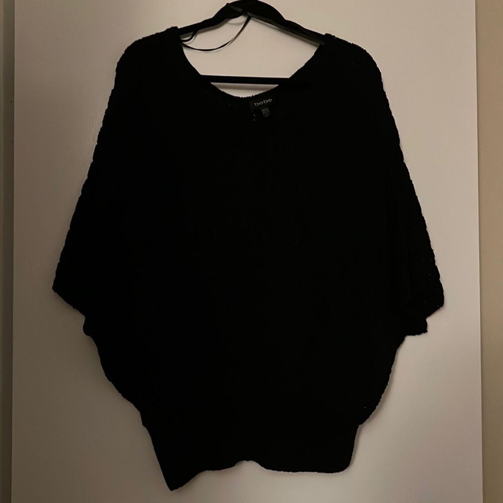 Bebe sweater poncho